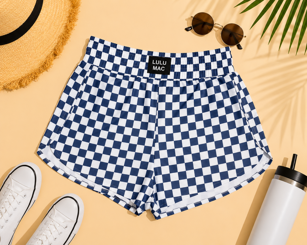 Lulu Mac Checkered Shorts
