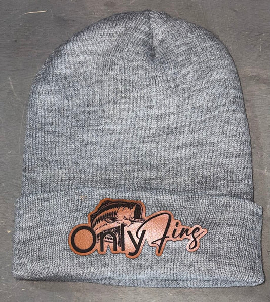Only Fins Beanie (light gray)