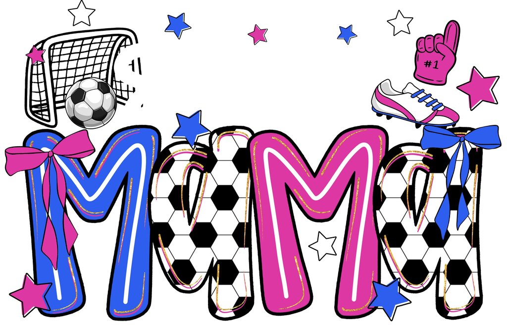 Soccer Mama Full Color Transfer