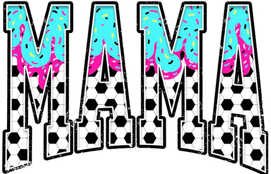 Soccer Mama Drip Full Color Transfer