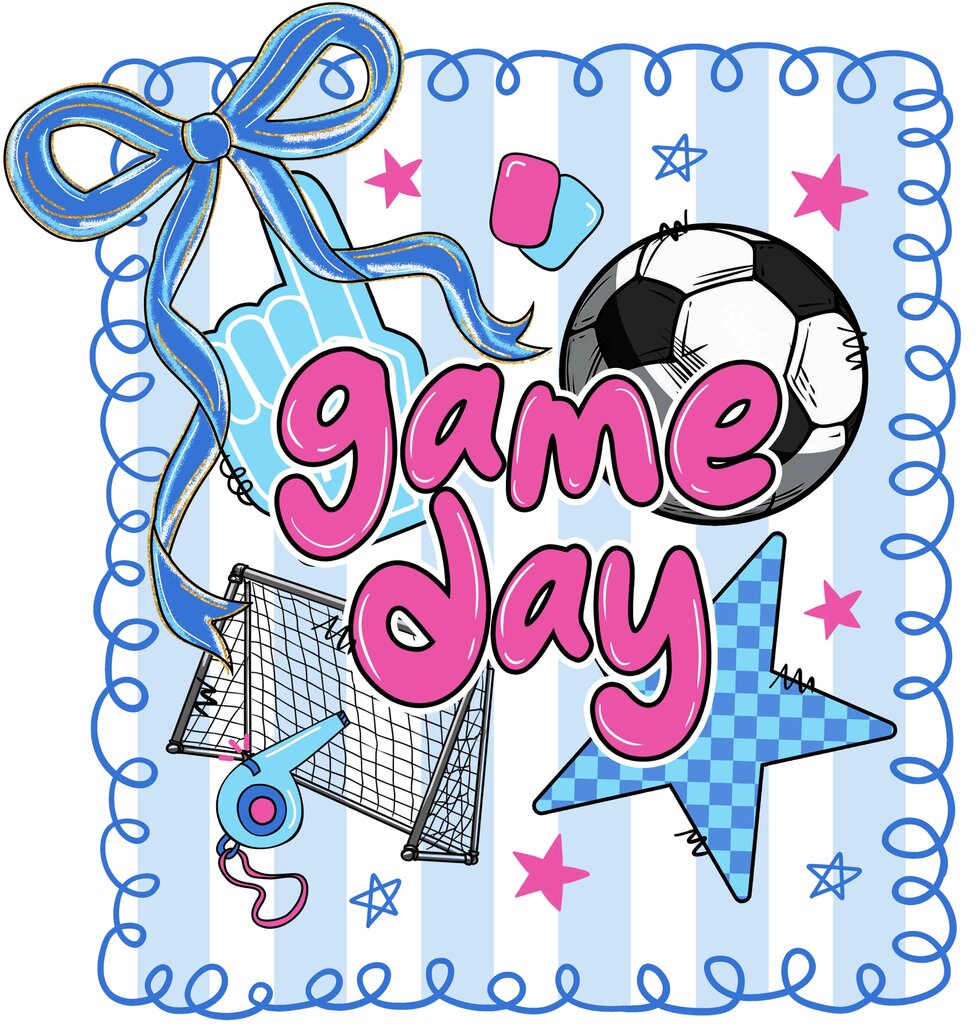 Soccer Gameday 1 Full Color Transfer