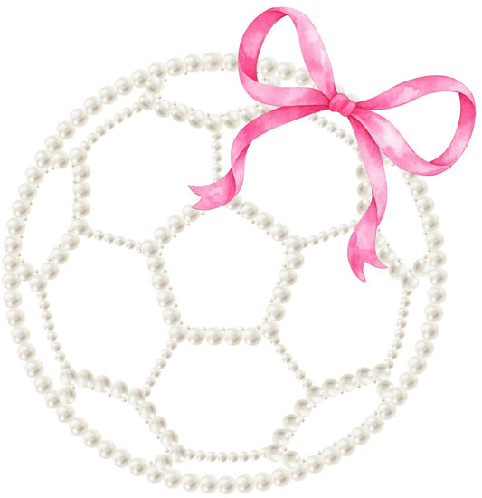 Pearl Soccer Ball Full Color Transfer