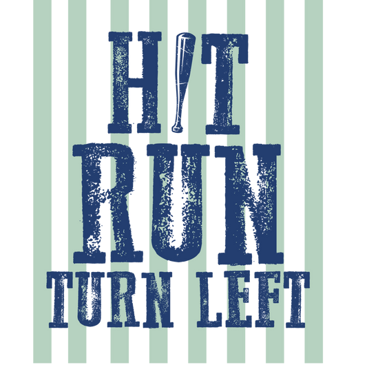 Hit Run Turn Left Full Color Transfer