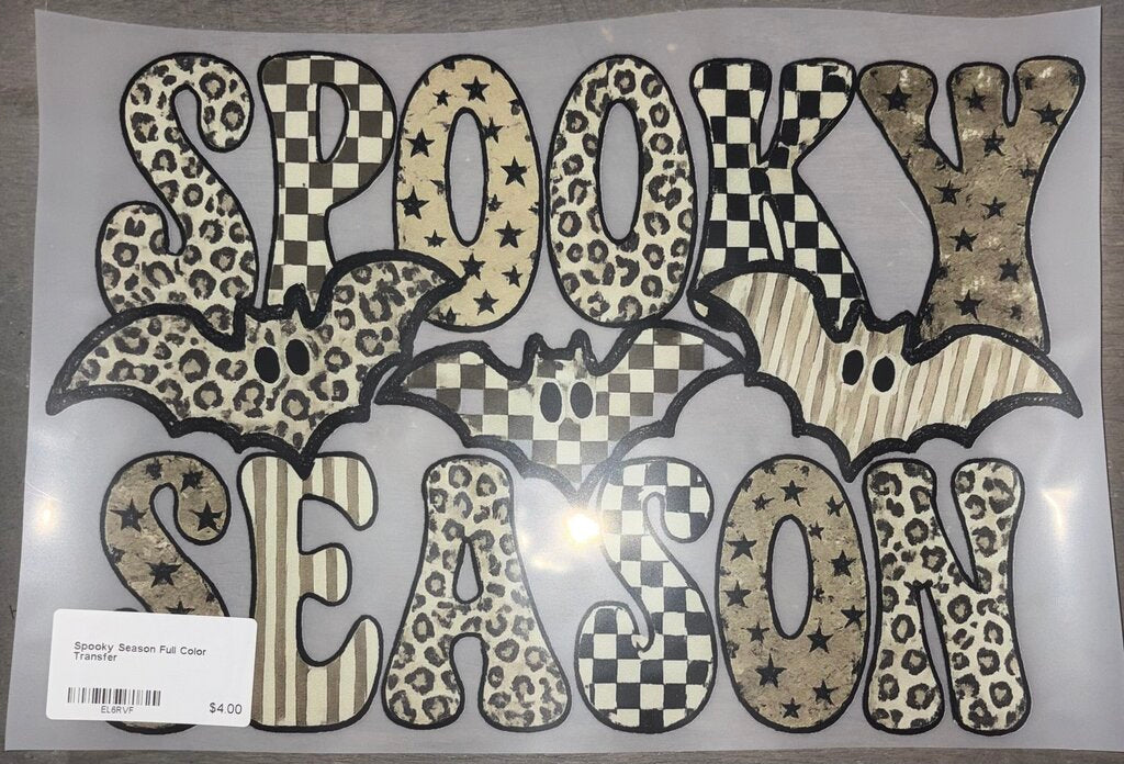 Spooky Season Full Color Transfer