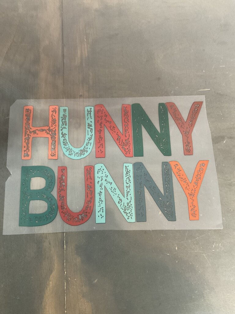 Hunny Bunny Full Color Transfer