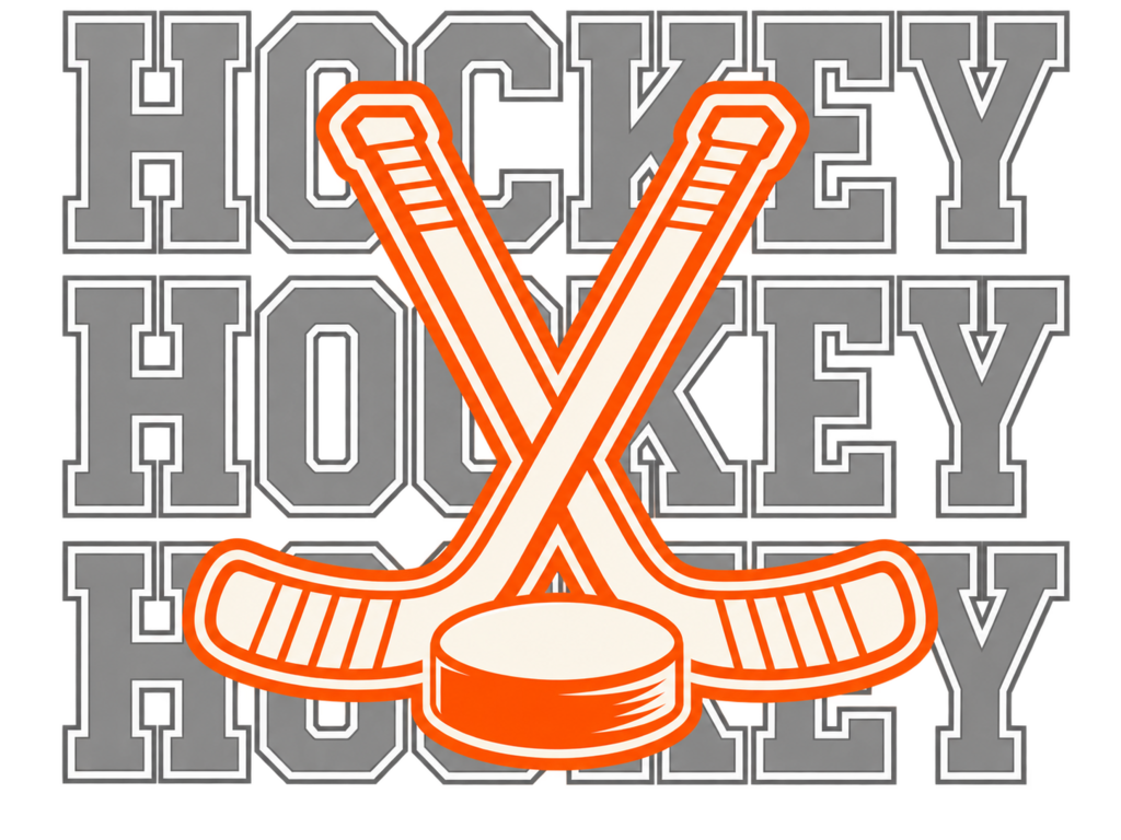 Hockey Stacked Full Color Transfer