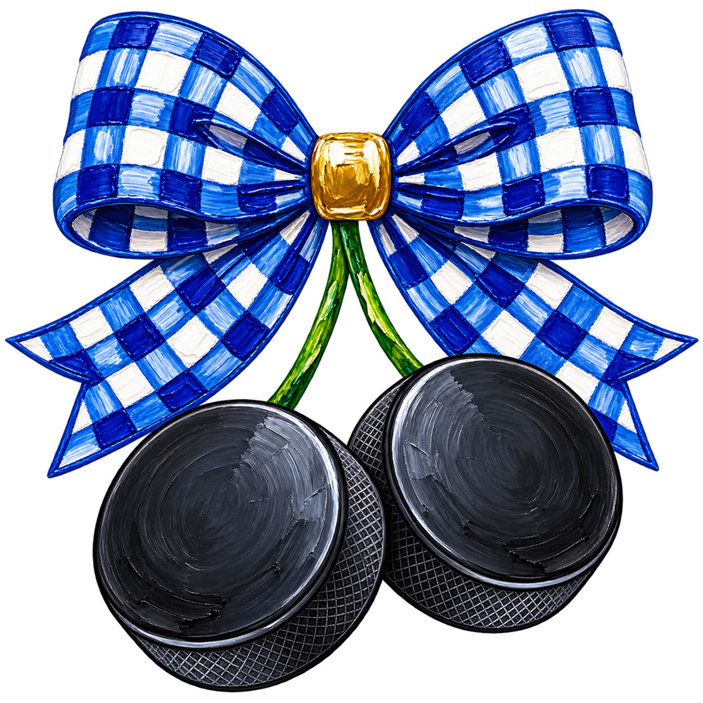 Hockey Bow Full Color Transfer