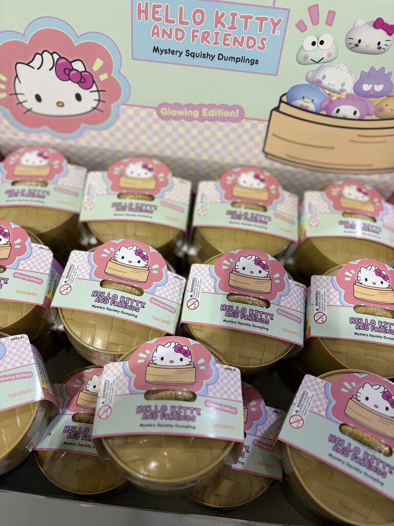 Sanrio Hello Kitty and Friends Mystery Squishy Dumpling Glow in the Dark