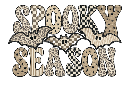 Cheetah Spooky Season Full Color Transfer