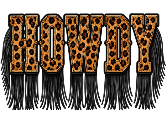 Fringe Howdy Full Color Transfer