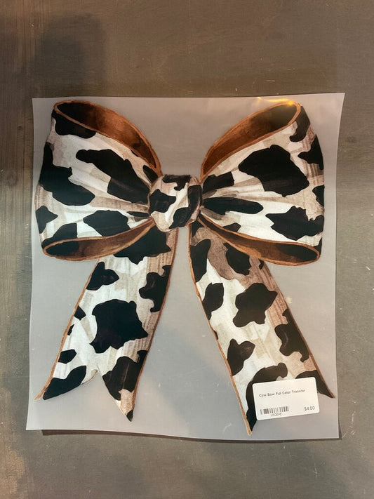 Cow Bow Full Color Transfer