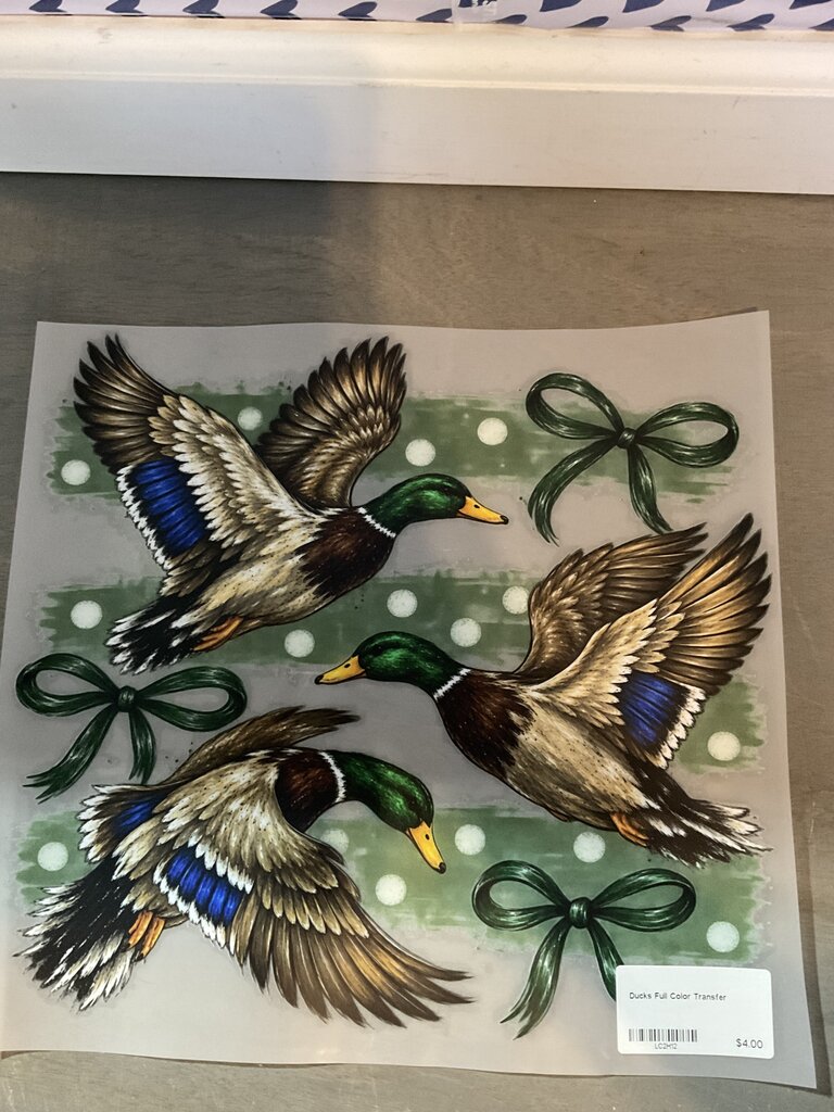Ducks Full Color Transfer