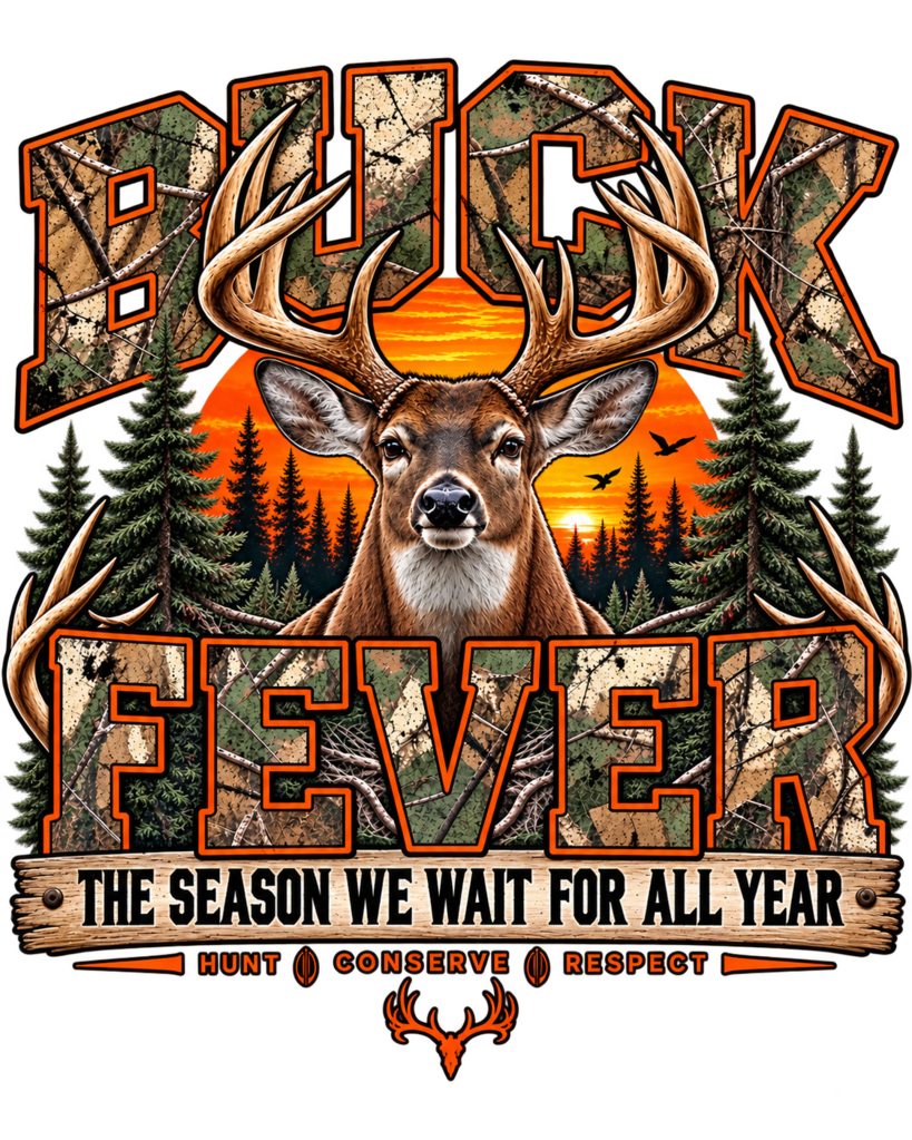 Buck Fever Full Color Transfer