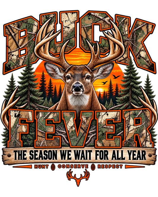 Buck Fever Full Color Transfer