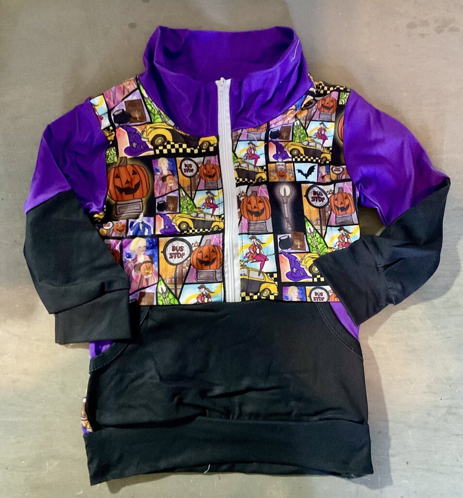 Halloweentown Half Zip Long Sleeve