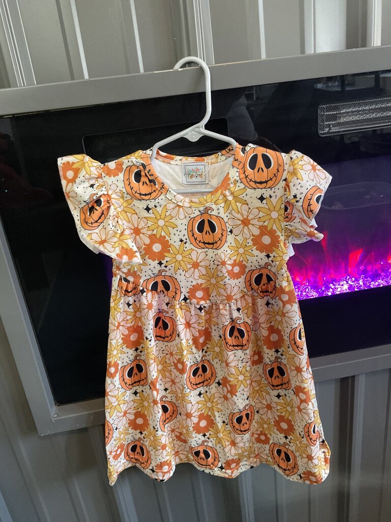 Skeleton Pumpkin Dress