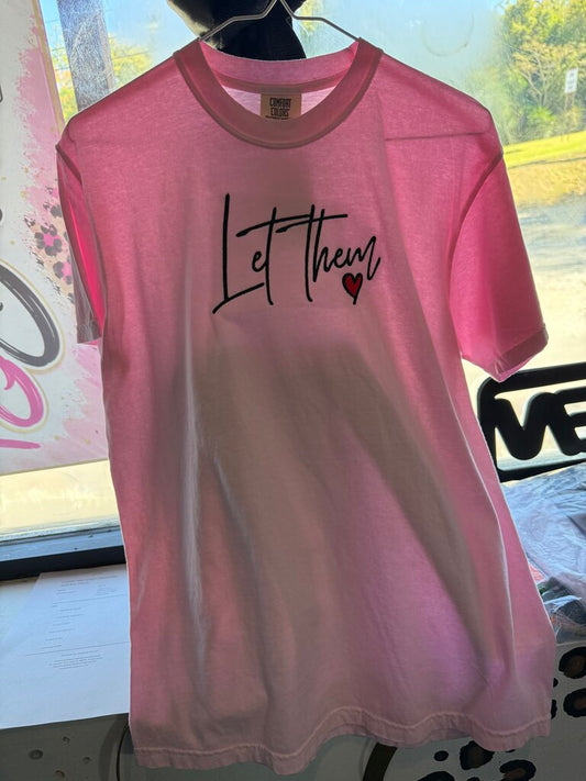 Let Them Embroidered Graphic Top