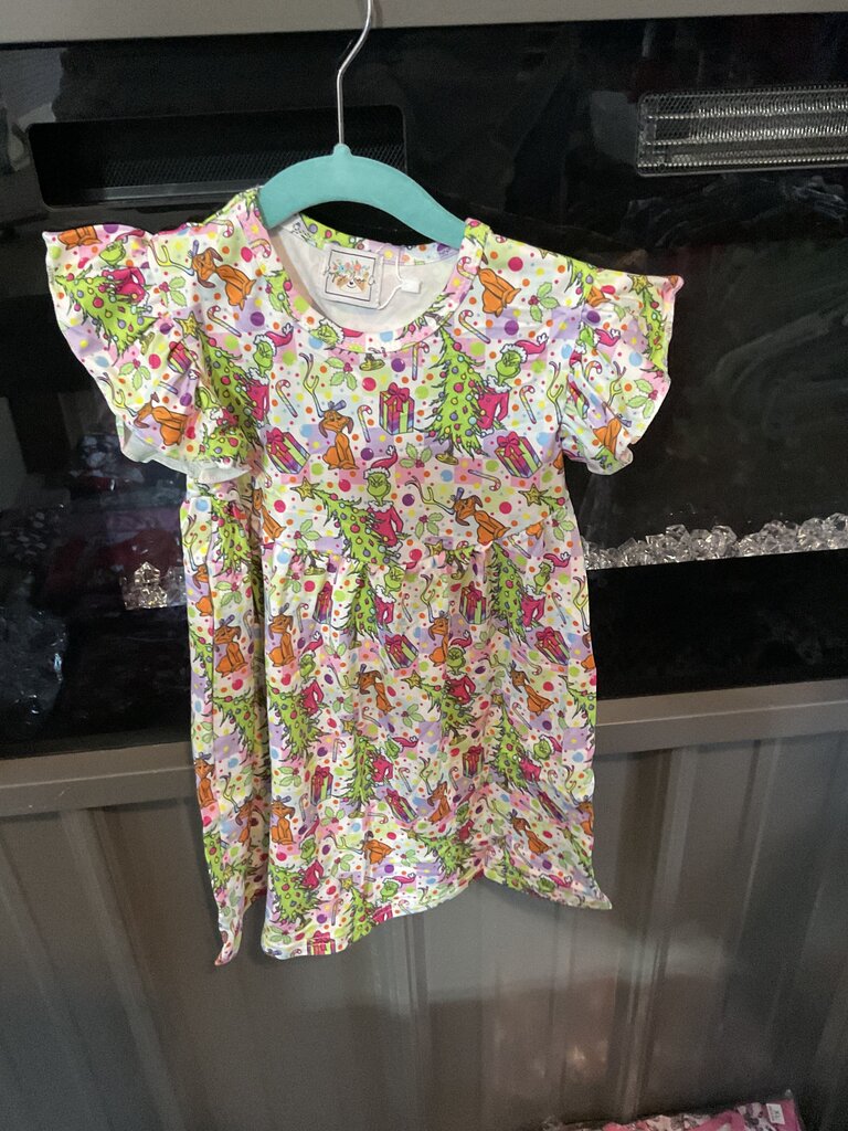 Colorful Green Guy Dress