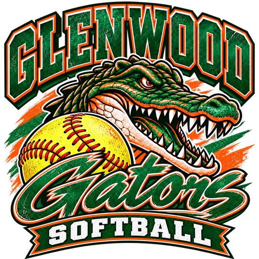 Glenwood Gators Softball DTF Transfer