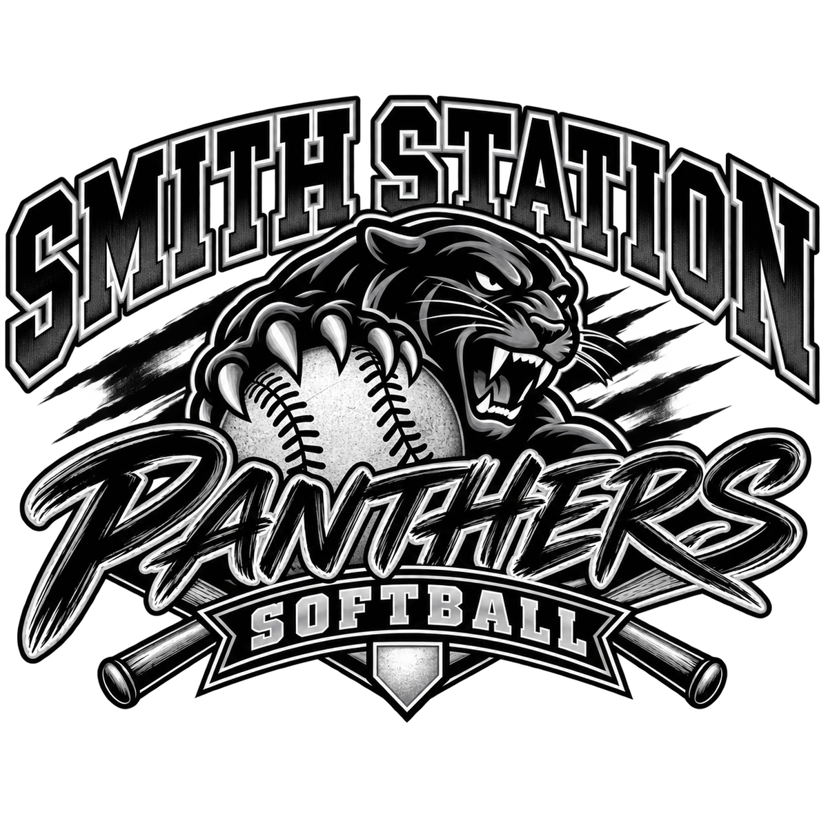Smith Station Panthers Softball DTF Transfer