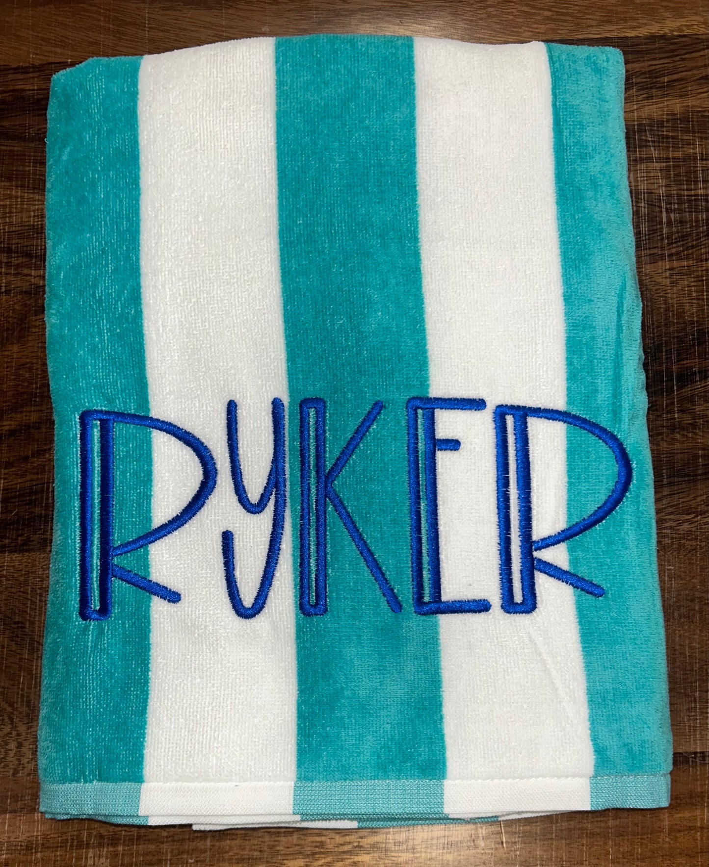 Custom Embroidered Beach Towels