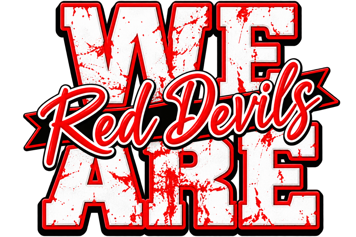 We Are Red Devils DTF Transfer
