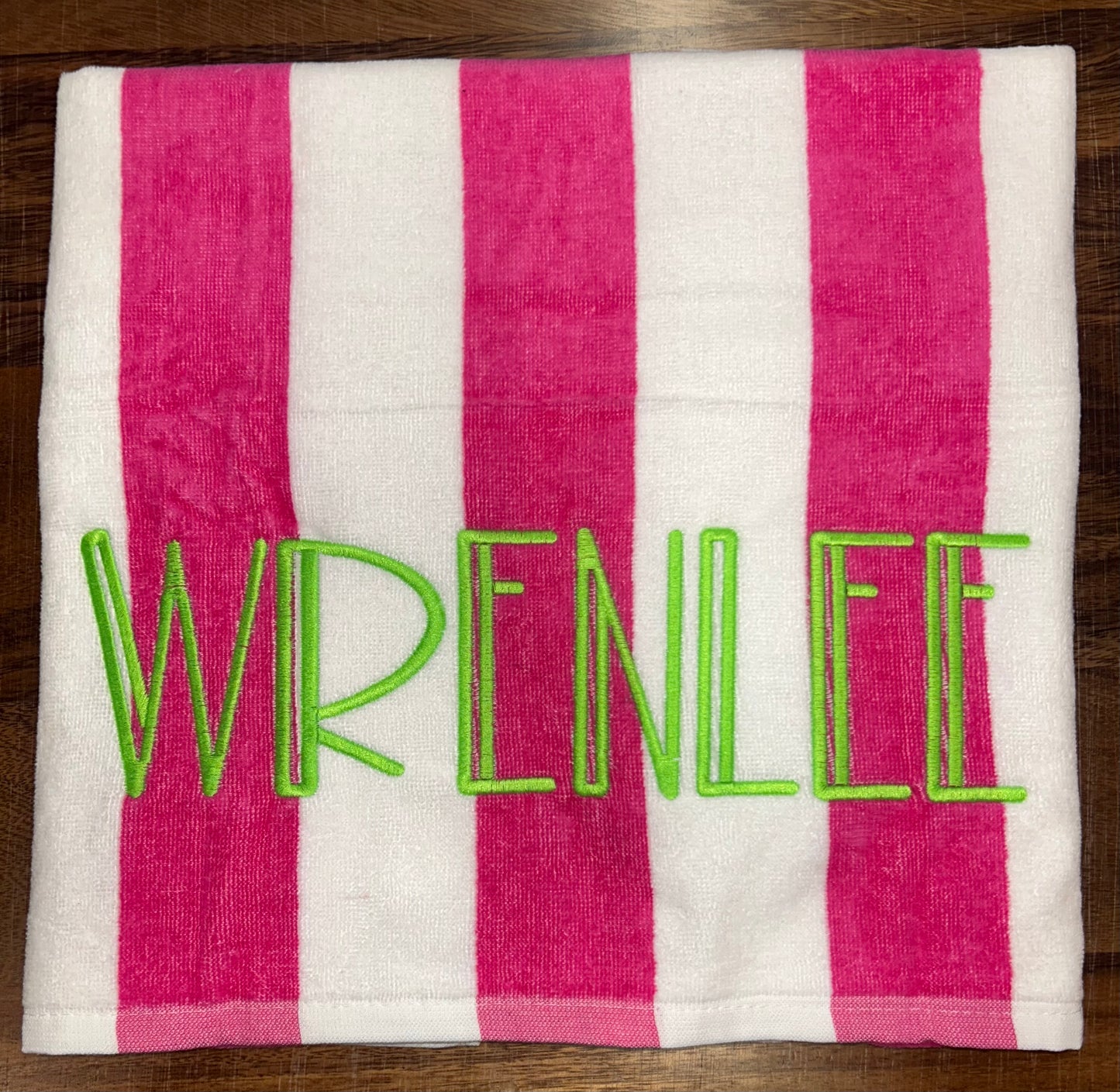 Custom Embroidered Beach Towels