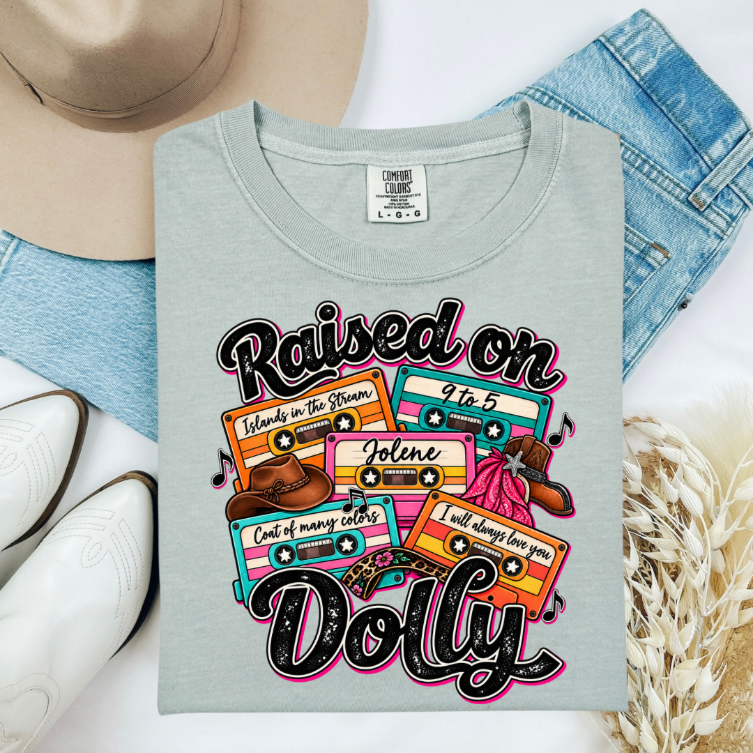 Raised on Dolly Comfort Color Top