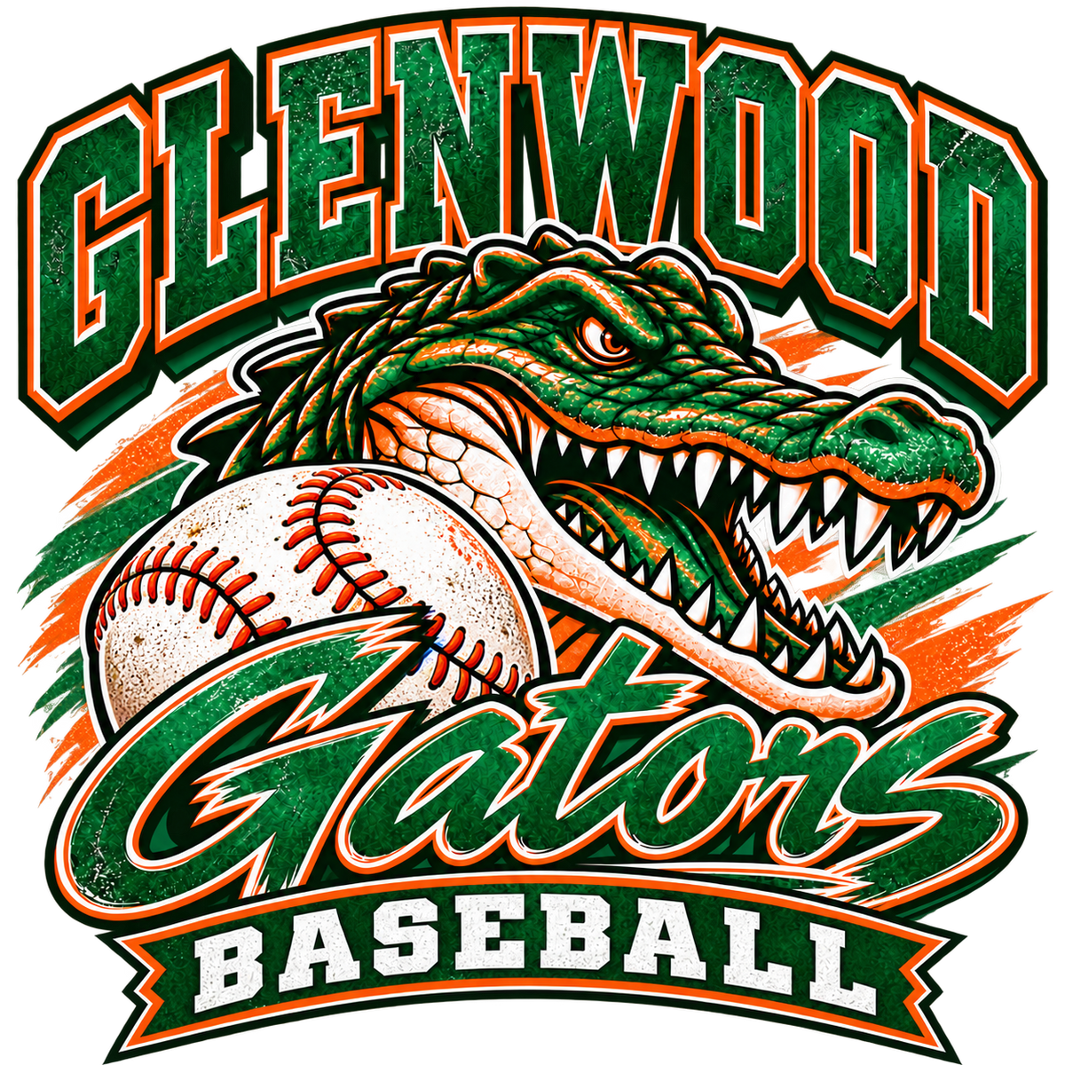 Glenwood Gators Baseball DTF Transfer