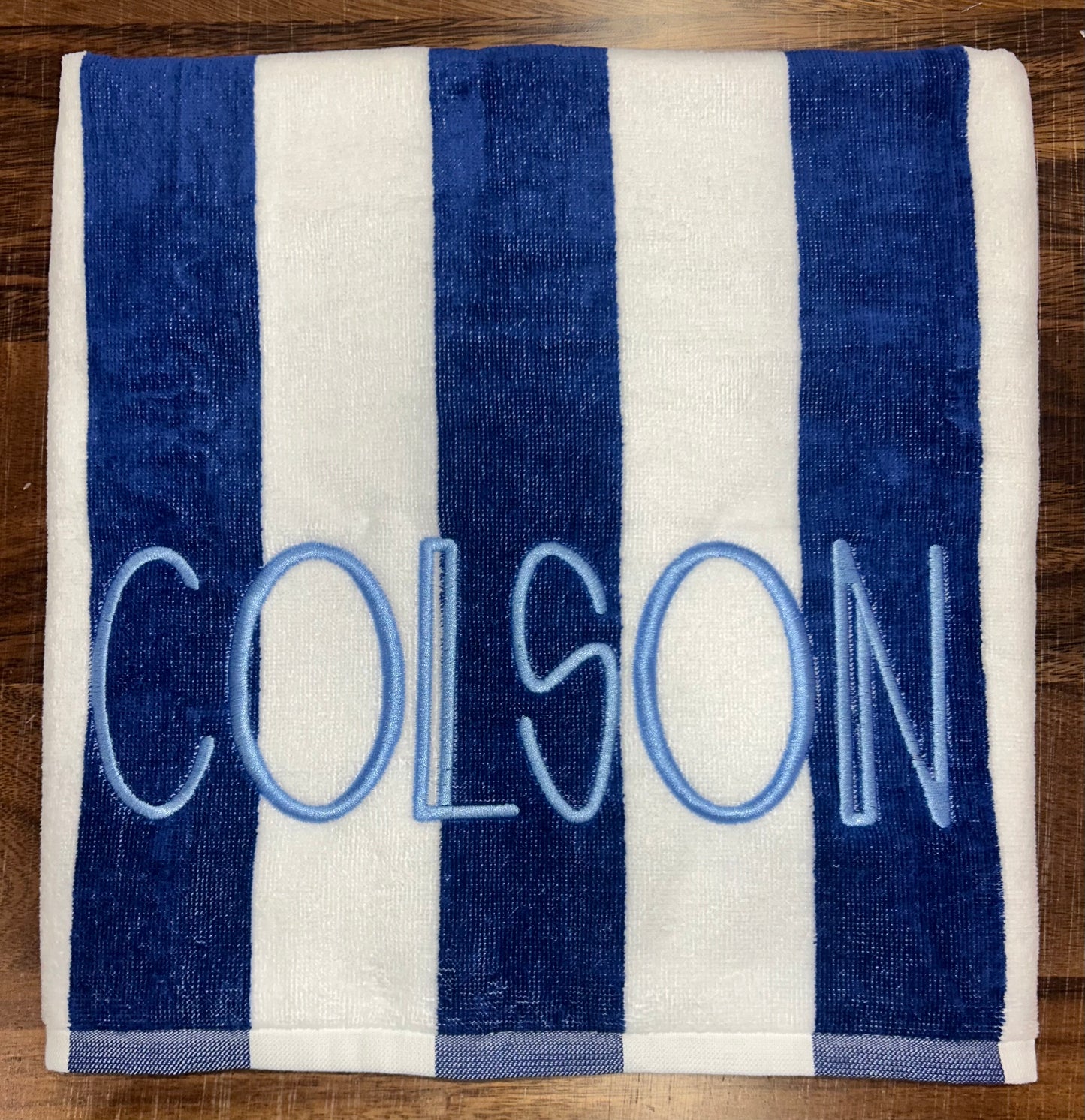 Custom Embroidered Beach Towels