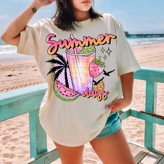 Summer Days Comfort Color Tshirt