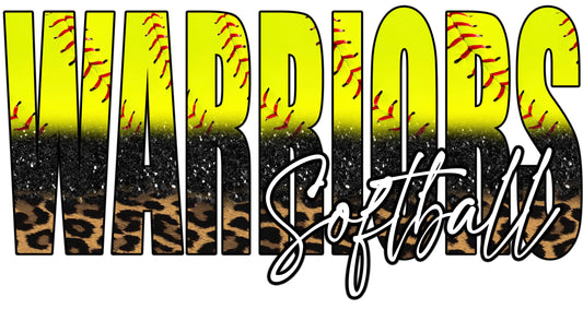 Warriors Softball DTF Transfer