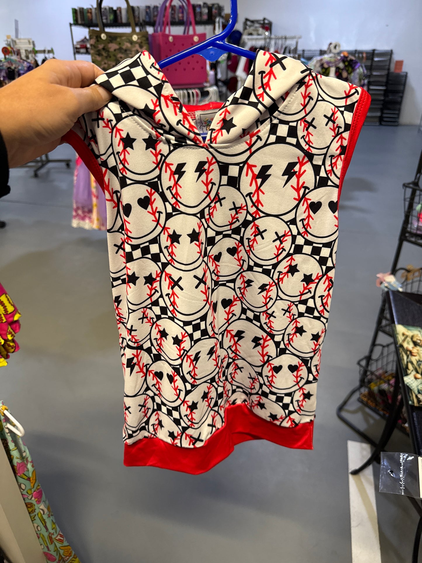 Baseball Hooded Tank