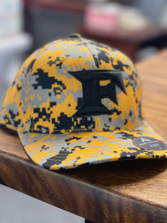 Digital Camo Fitted Hat