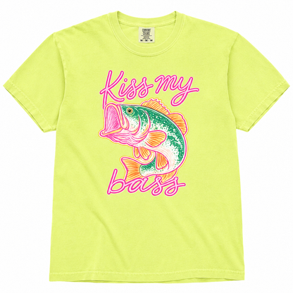 Kiss My Bass Comfort Color Top