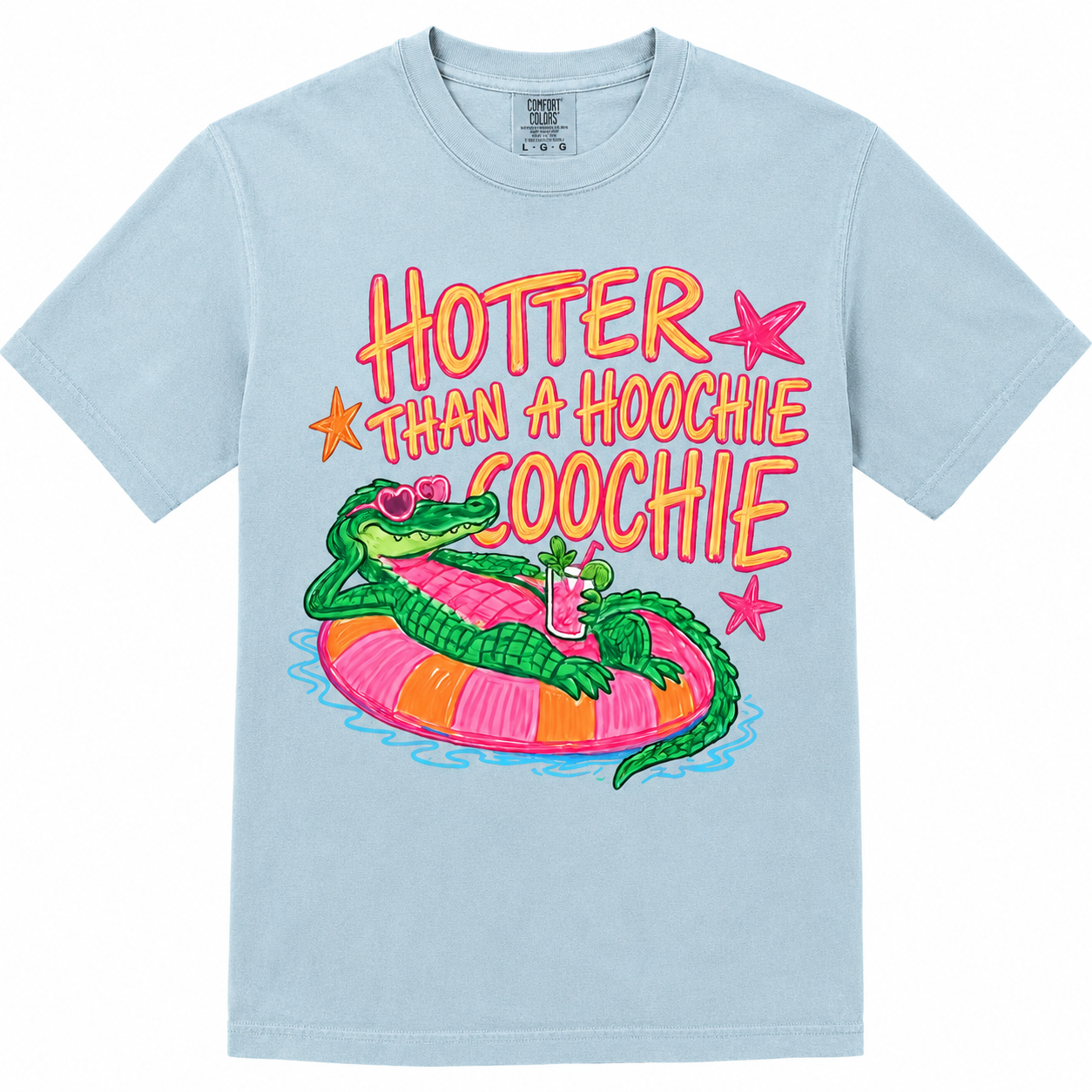 Hotter Than a Hoochie Coochie Comfort Color Top