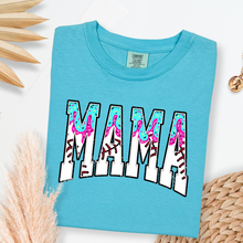 Load image into Gallery viewer, Drippy Ice Cream Baseball Mama Comfort Color Tshirt
