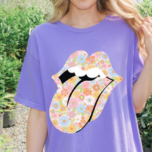 Load image into Gallery viewer, Flower Tongue Comfort Color Tshirt
