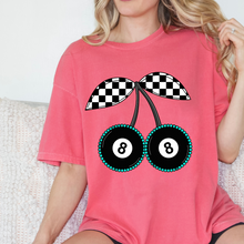Load image into Gallery viewer, Cherry Eight Ball Comfort Color Tshirt

