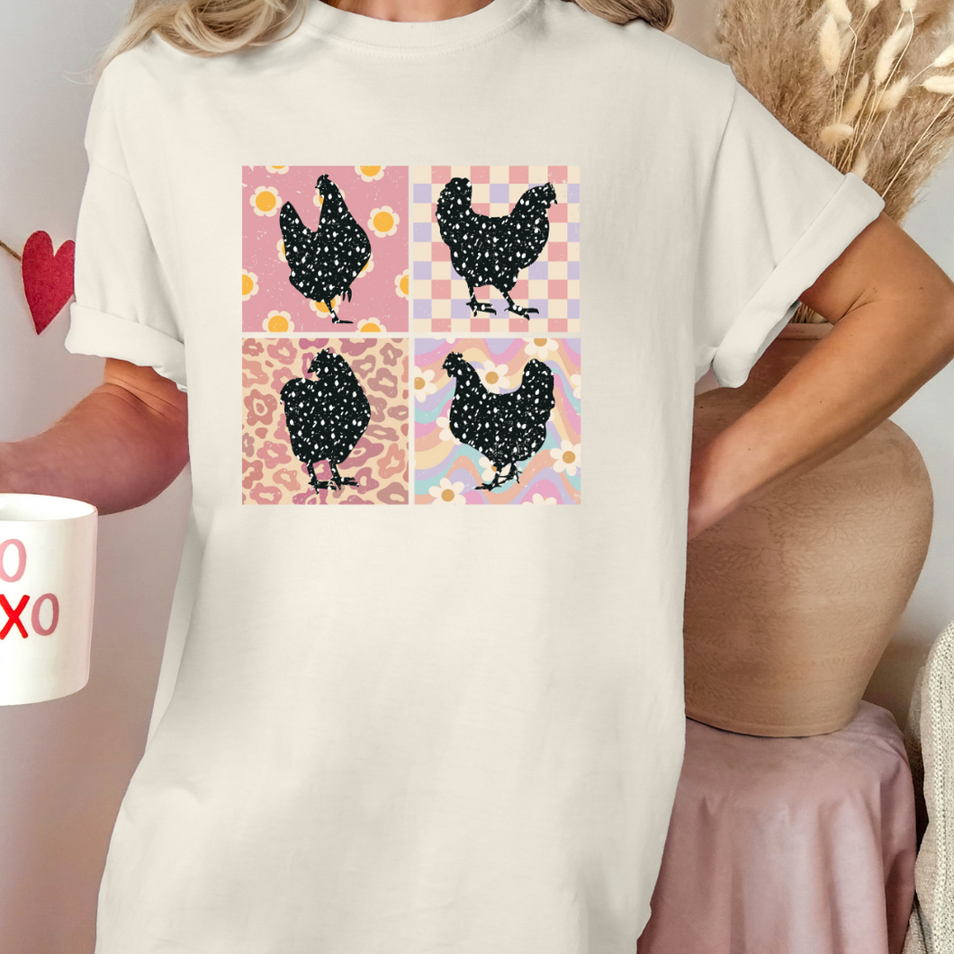 Chicken Comfort Color Tshirt