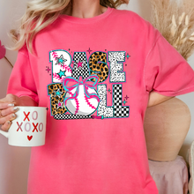 Load image into Gallery viewer, Cutesy Baseball Comfort Color Tshirt
