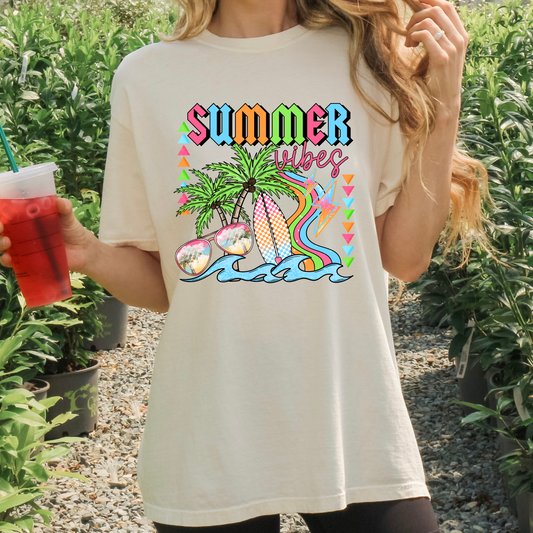 Summer Vibes Comfort Color Tshirt