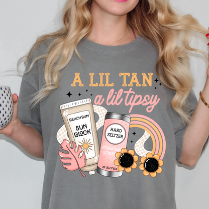 A Lil Tan Comfort Color Tshirt