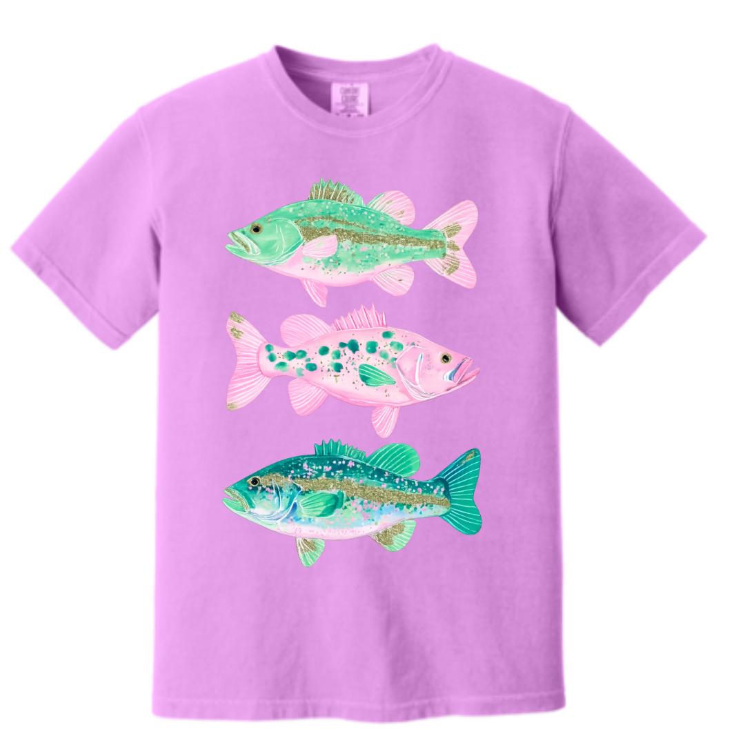 Preppy Fish Comfort Color Top