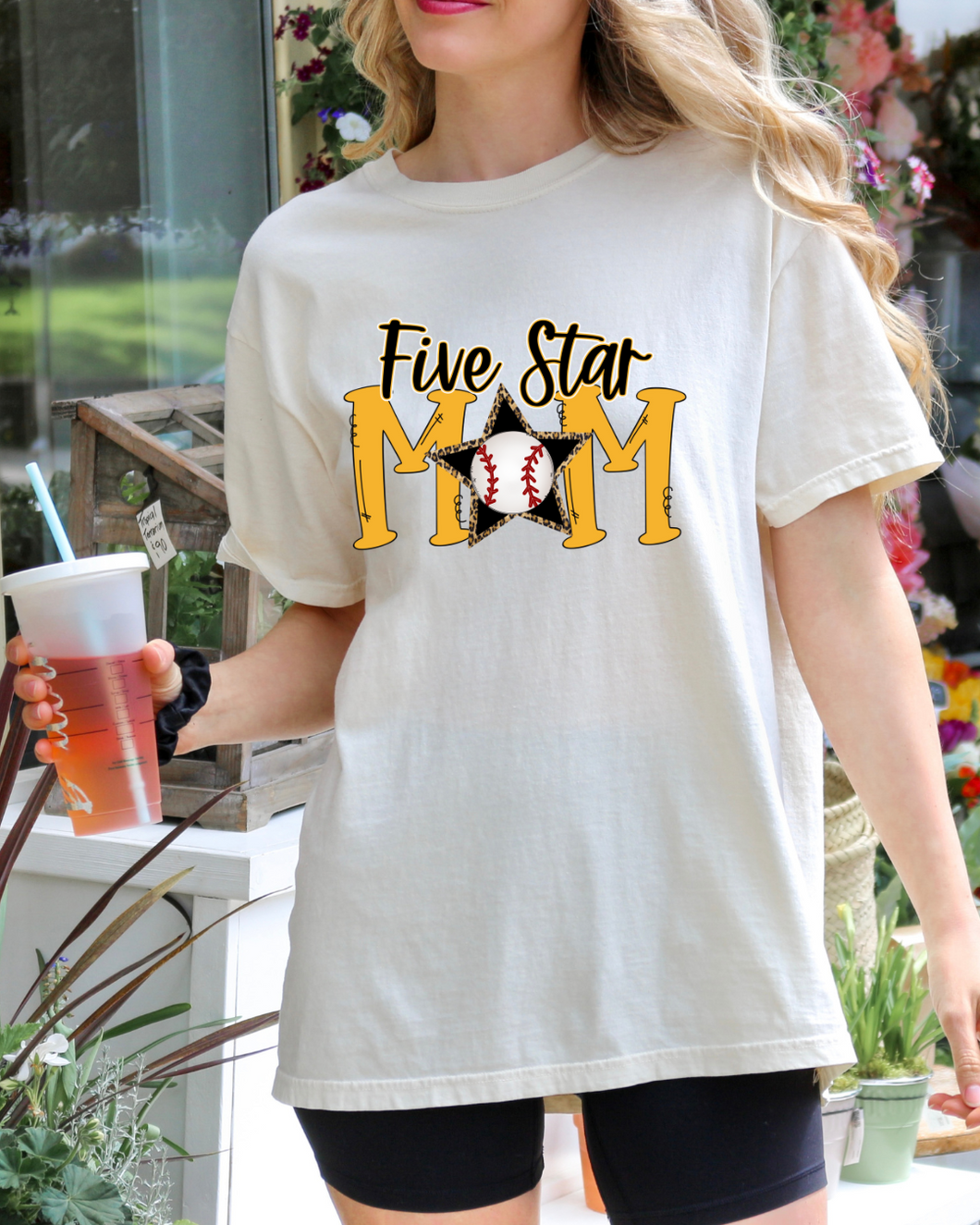 Five Star Mom Comfort Color Tshirt