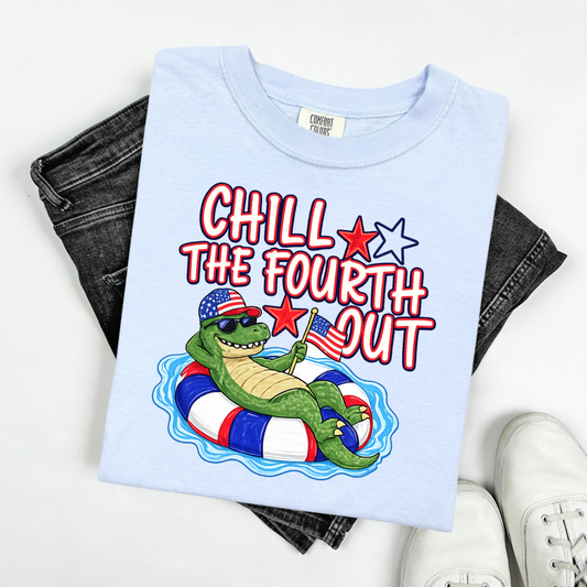 Chill The Fourth Out Graphic Top