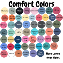 Load image into Gallery viewer, Basketball Bow Comfort Color Tshirt
